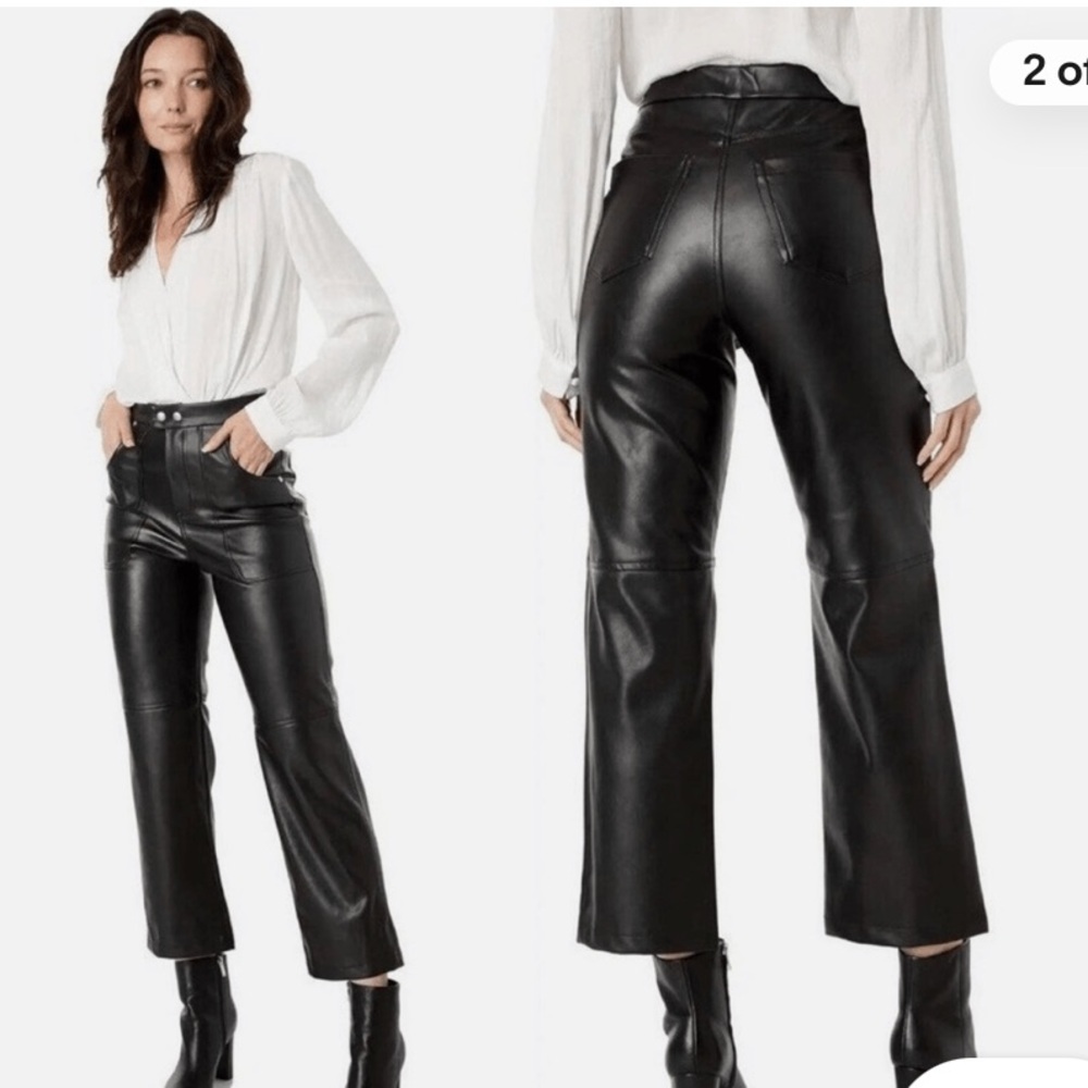 BLANK NYC: BAXTER RIBCAGE PANT - LEATHER